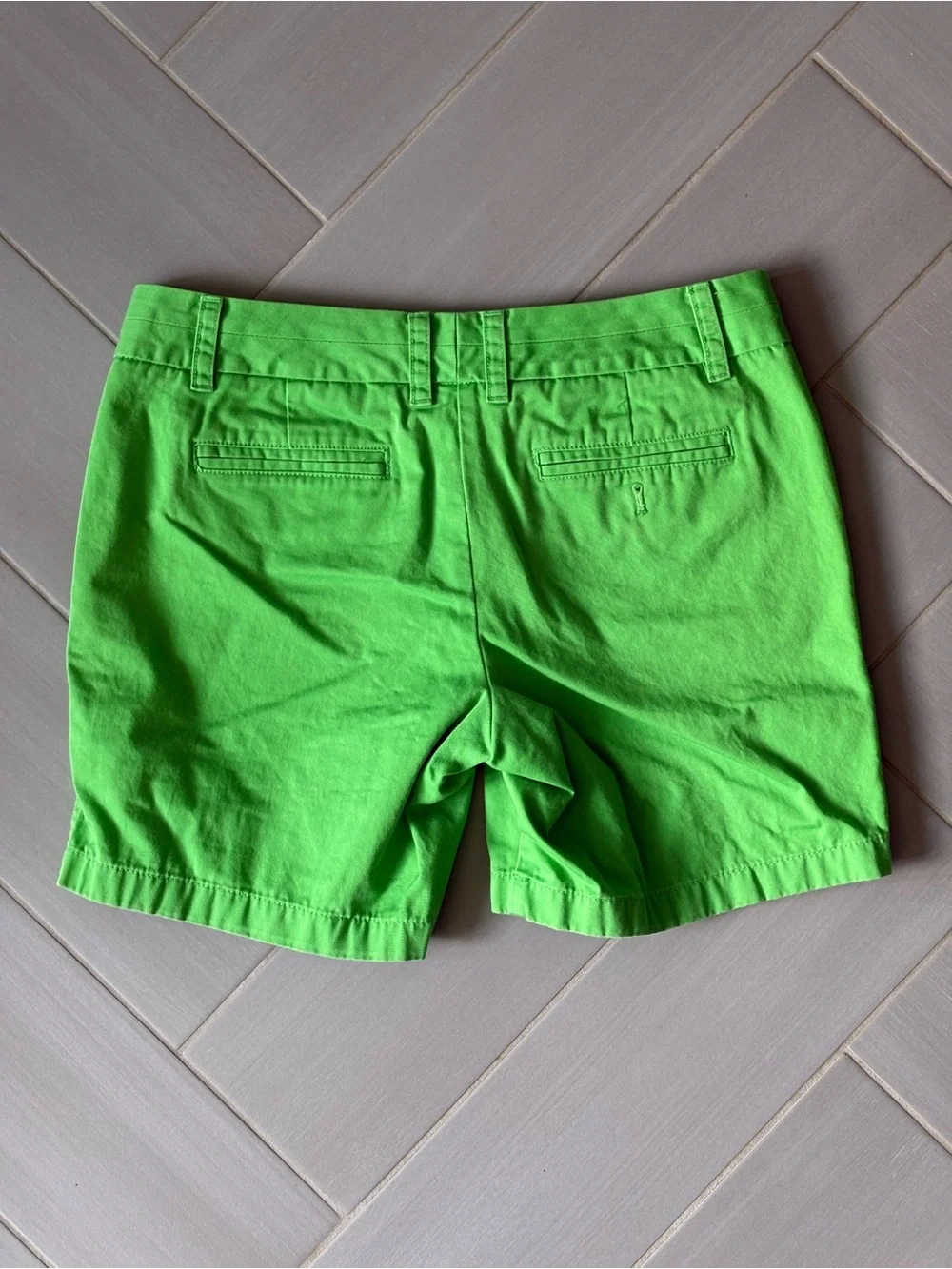 J. Crew Bright Green Cotton Chino Shorts